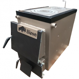 Твердопаливний котел Бізон М з плитою 10-20 кВт