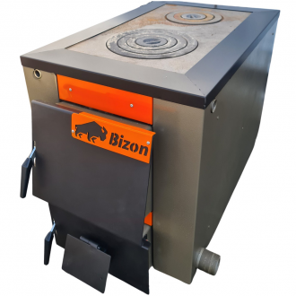 Твердопаливний котел Бізон М ТЕРМО з плитою 10-20 кВт