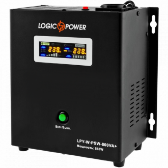 Джерело безперебійного живлення LogicPower LPY-W-PSW-800VA з правильною синусоїдою