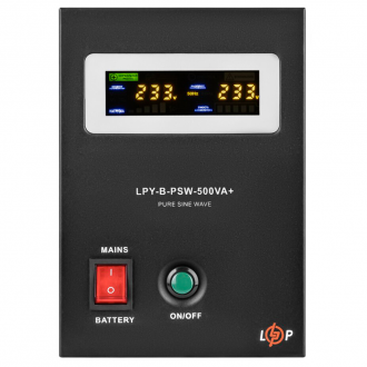 Комплект резервного живлення для котла LogicPower ДБЖ + мультигелева батарея (UPS B500 + АКБ MG 520W)