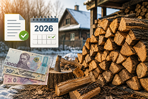 Субсидія на дрова 2026: умови, суми та оформлення