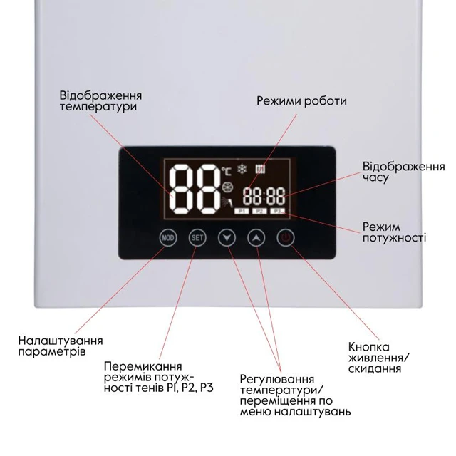 Електричний котел Thermo Alliance 10 кВт (380 В) Електричний котел Thermo Alliance 10 кВт (380 В)