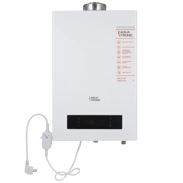 Газова колонка турбована Aquatronic F05-10LW 10 л Газова колонка турбована Aquatronic F05-10LW 10 л