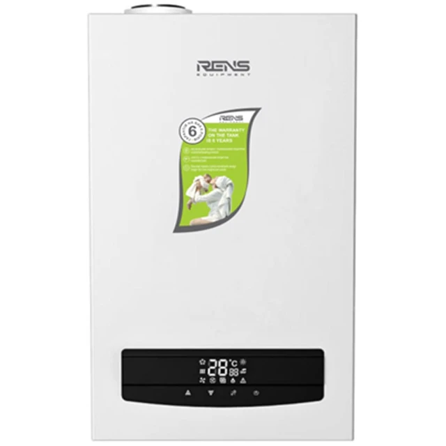 Газовий котел Rens RCB-024 WI-FI (двоконтурний, конденсаційний)