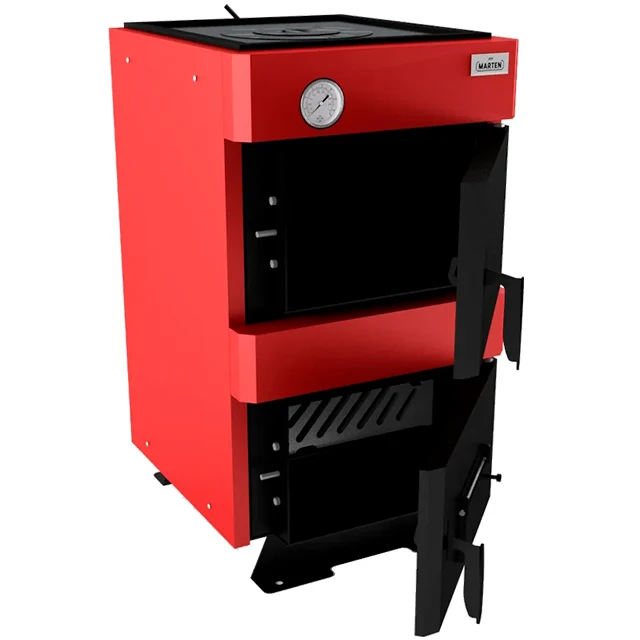 Твердопаливний котел Marten BASE V 12 кВт з плитою Твердопаливний котел Marten BASE V 12 кВт з плитою